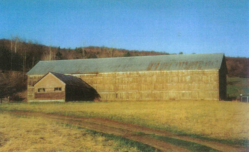 Tobacco Barn in Lindley, New York.  Photo by Catherine Pierce.